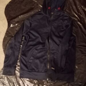 SpiderMen's Navy Zip-Up Sweater